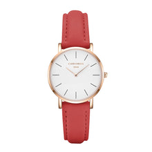 Load image into Gallery viewer, CHRONOS Stylish Red Simple Causal Quartz Watch