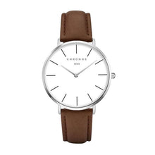 Load image into Gallery viewer, Chronos 1898 Leather Strap Quartz Watch